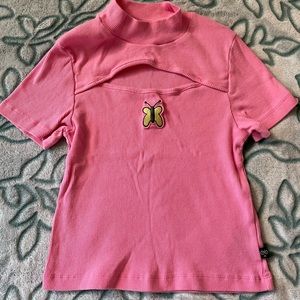 Lazy Oaf x Daria Butterfly Top